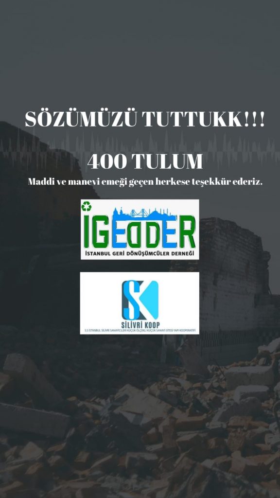 SÖZÜMÜZÜ TUTTUK!